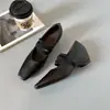 Zapatos Mary Jane para aumentar la altura de personas bajas, zapatillas de ballet, nuevo estilo para mujer, temperamento de verano, banda elástica cruzada, boca poco profunda, zapatos de una sola pieza para mujer