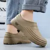 Zapatos de Chef Antiderrapantes, Impermeables y Resistentes al Aceite, Zapatos de Trabajo de Cocina para Hombre, Resistentes al Desgaste, Botas de Lluvia Especiales para Cantina de Hotel de Suela Suave, Talla Grande 48