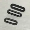 Fivela Quadrada de Nylon 32mm para Derretimento a Quente por Tensão para Bolsas, com Opção de Argola Plástica Oval 38mm para Costura
