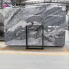 Laje de Mármore Natural Cinza Granulito Atacado Peitoril de Janela de Canto Bancada de Banheiro Parede de Fundo Projeto de Shopping Center de Villa