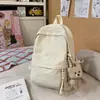 Mochila Escolar para Campus Estilo K Ins Simple Cuadros Mochila para Estudiantes de Secundaria y Preparatoria Gran Capacidad Mochila de Ocio para Viajes
