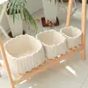 Cesta de Almacenamiento Tejida con Hilo de Algodón Amazon Lavable Almacenamiento de Cosméticos Caja de Guantes Cesta de Almacenamiento Tejida con Cuerda de Algodón