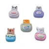 Poodles Brillantes Juegan Animales de Dibujos Animados Conejo de Pan Oso Capibara Panda Pasador Hebilla de Zapato Ropa DIY Accesorios de Resina