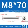 [Tornillos de Máquina de Acero Inoxidable 201 Gb818 con Cabeza de Pan Phillips] Tornillos de Máquina de Cabeza Semiredonda M3-M8