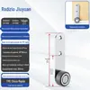Suporte de Polia para Porta Caída Artefato de Levantamento de Porta Suporte Inferior Direcional Perna de Mesa Fixa Lateral Mesa de Jantar Roda Guia de Móveis