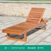 Silla de playa de madera maciza reclinable para balcón, piscina, madera de plástico, anticorrosión, silla plegable para exteriores, cama para patio, ocio al aire libre, jardín
