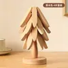 Alfombrilla Aislante para Árbol de Navidad, Salvamanteles Creativos, Posavasos de Mesa, Base para Ollas de Madera Maciza Anti-quemaduras y Resistente a Altas Temperaturas, Adornos para Aparador