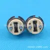 Portalámparas G9 de diente completo con anillo exterior metálico con soporte Portalámparas cerámico especial para lámparas halógenas LED Portalámparas de prueba de envejecimiento G9