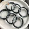 Pulsera de Jade Verde Hielo Natural, Pulsera de Jade Estilo Pintura a Tinta, Material Gobi Gris Hielo, Pulsera de Jade para Mujer, Oferta Especial de Transmisión en Vivo