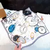 Nuevo Pañuelo Triángulo Paisley Vintage para Mujer, Accesorio para Jeans, Cinturón, Ropa en Capas, Lazo para la Cintura, Lazo para el Cuello, Pañuelo Cuadrado, Pañuelo de Cuello