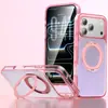 Estilo INS coreano adsorção magnética adequada para Apple 17ProMax toque de alta qualidade 15 casal 14 cor de doce 16Pro capa de celular
