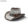 Sombrero de vaquero de copa dura, sombrero de playa, nuevo sombrero de verano, sombrero de paja panamá para hombres y mujeres, sombrero de copa, sombrero de vaquero occidental americano