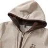 Conjunto Deportivo Casual 2025 Primavera y Otoño Nuevo para Mujer Chaqueta Corta Rosa con Capucha Pantalones Rectos Ropa Deportiva Conjunto de Dos Piezas