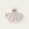 Capa para Bebé para Otoño e Invierno, Capa Exterior para Recién Nacido con Forro Polar, Elegante Chal para Niños para Mantener el Calor
