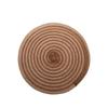 Estilo japonês tecido redondo placemat eco-friendly PE tapete de mesa PVC placemat lavável antiderrapante tapete de mesa decorativa montanha-russa