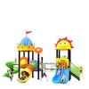 Parque de Diversões Grande Deslizador Externo Combinação de Tobogãs Equipamento de Playground Externo Comunitário Instalações de Brincadeiras Infantis