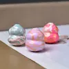 Venda Quente Tendência Nacional Pingente de Cabacinha Laqueada Estilo Chinês Fortuna e Prosperidade Padrão Colorido Arte em Laca Artesanal Joias Versáteis Acessórios para Colar e Pulseira