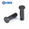 Pino M4M5M6M8Gb882B Tipo Cabeça Chata com Furo Pino Pino Cilíndrico Pino de Posicionamento Preto Pino Parafuso Pino