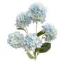 Materiales Florales Azul Cielo para Bodas, Flores de Seda, Arreglos Florales para Celebraciones de Bodas, Decoraciones Florales para Salones, Flores Decorativas Suaves para Techos, Flores para Pasillos