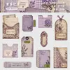 Pegatinas Retro Story Serie Etiqueta de Tiempo Vintage Desgastado Decorativas DIY para Diarios 10 Hojas 6 Diseños