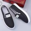 Tênis de Lona Masculino Primavera e Verão da Moda Tênis de Corrida Masculino Desodorante Antiderrapante Sapatos Casuais Masculinos Sapatos de Estudante Barraca