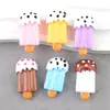 Accesorios de Resina Hechos a Mano Pegamento Blanco Diybb Pin Palo de Helado Funda para Teléfono Móvil de Helado Accesorios para la Cabeza Accesorios para el Cabello Material