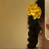 Estilo Férias na Praia Flor Hibisco Grampo de Cabelo Feminino Boêmio Amarelo Duas Flores Acessórios de Cabelo Doce Clipe Lateral para Franja
