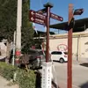 Fabricante de origen de letreros personalizados para parques y áreas escénicas, letreros guía de veleta y señalización al por mayor en acero inoxidable
