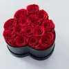 Presente Dia dos Namorados Chinês Balde de Abraço com Flor Eterna Acabado Rosa de Dia dos Namorados Atacado Amazon Presente de Natal