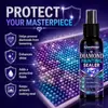 Kineshinex Spray Sellador para Pintura de Diamantes Secado Rápido Fijador Universal y Brillo Pegamento Protector para Rompecabezas de Pintura de Diamantes