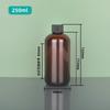 Produção 300/200ml emulsão garrafa prensa Frasco shampoo gel de banho sub-engarrafado fosco garrafa de lavagem de plástico