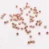 Cuentas espaciadoras de cobre diámetro 2 mm 3 mm Joyería DIY accesorios de cobre 200/bolsa
