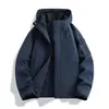 Chaqueta Softshell de una sola capa para Otoño e Invierno para Mujer, Estilo Delgado, Chaqueta Softshell Cortavientos para Montañismo al Aire Libre de Primavera para Hombre, Logo Personalizable