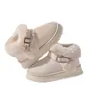 Botas de nieve antideslizantes de suela gruesa para pisar barro para hombre 2026 nuevo estilo invierno cálido con felpa engrosada para exteriores anti-frío zapatos de algodón