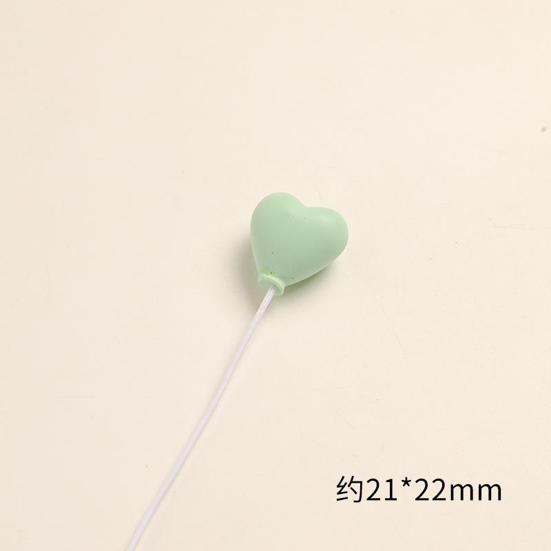 SKU-01-青色爱心气球 一个