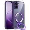 Funda de Teléfono Adecuada para Redmi Note17 con Soporte Giratorio, Mate, Agujero de Precisión, Cobertura Total, Turbo5, Funda Protectora Anti-Caídas