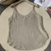 Camisola de cáñamo para mujer, cuello en V, nuevo estilo de verano, talla grande, corte holgado, adecuada para usar como prenda exterior o como capa base, top ligero sin mangas