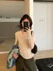 Sua camiseta básica versátil slim-fit multicolor de manga longa com gola redonda, doce e estilosa, minimalista para mulheres 66840