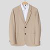 Conjunto de Terno Masculino para Primavera e Outono, Novo Tendência Levemente Solto Casual Profissional de Negócios Estilo Britânico Elegante Terno para Homens