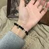 Esta mañana, la pulsera de cuentas estilo chino Jingzhu es moderna, versátil y elegante, adecuada para parejas y amigos cercanos, con un encanto antiguo que atrae la riqueza.