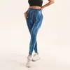 Pantalones de Yoga Tie-Dye Aurora Personalizados para Mujer, de Cintura Alta, Control de Abdomen, Glúteo de Melocotón, Pantalones Deportivos para Fitness, Running, Suministro Transfronterizo