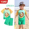 Novo Maiô Infantil da Yuke, Conjunto Esportivo de Duas Peças para Meninos e Crianças em Idade Escolar, Maiô de Verão de Alta Qualidade, Maiô com Estampa de Desenho Animado