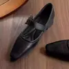 Zapatos Mary Jane Nuevos de Primavera 2026 para Mujer con Hebilla de Una Correa, Punta Cuadrada, Suela Suave, Tacón Grueso Versátil