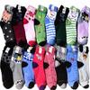 Meias Masculinas Outono e Inverno Meias Masculinas Casuais de Algodão Absorventes de Suor e Desodorantes Meias de Cano Médio Meias de Proteção do Trabalho Meias de Feira para Meia-Idade e Idosos