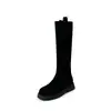 Botas Western Versátiles Casuales Simples de Punta Redonda Suela Gruesa Apilada Estilo Perezoso de Gamuza para Mujer Otoño 2026