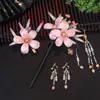 Acessórios de Cabelo Transfronteiriços Novo Estilo Chinês, Grampo de Cabelo Flor de Filigrana do Patrimônio Cultural Imaterial, Acessórios de Cabelo Hanfu, Acessórios de Cabelo Vintage para Noiva Xiuhe