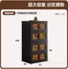 Módulo de Gabinete de Madera Maciza Antiguo con Aroma a Nube de Gasa Combinación de Gabinetes Sala de Estar Retro Gabinete Carmen Nuevo Estilo Chino Gabinete de TV Mesita de Noche