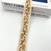 Novos acessórios de vestuário com renda de fio de ouro bordada em estilo nacional Acessórios para roupas Hanfu 3,5 cm de largura