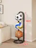 Estante de almacenamiento para baloncesto, cesta de almacenamiento de balones, estante de almacenamiento para fútbol, estante de exhibición para el hogar, organizador de almacenamiento de balones, soporte para balones