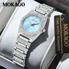 Mokago Nuevo Producto Reloj de Lujo para Mujer con Correa de Aleación Moda Casual Esfera Redonda Punteros Frescos Reloj de Cuarzo de Nicho